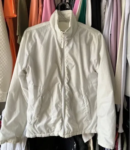 casaco térmico branco único