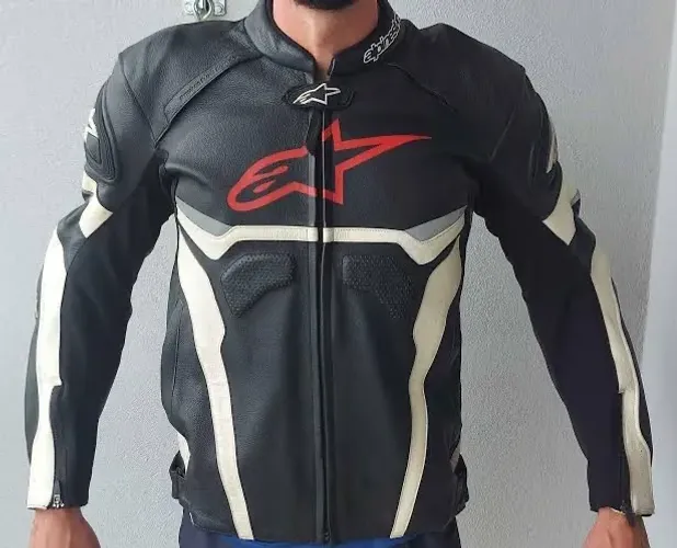 Jaqueta Alpinestars Em Couro Original