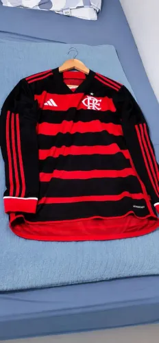 Camiseta manga longa flamengo 24 original!