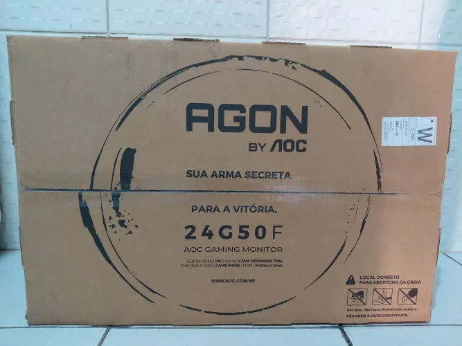 Monitor Gamer AOC Agon 24" 144hz (LACRADO) NF e garantia