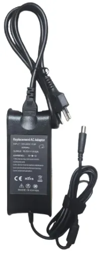 Fonte Carregador para Notebook (Genérica) Bivolt / Plug Pino Fino + cabo de energia