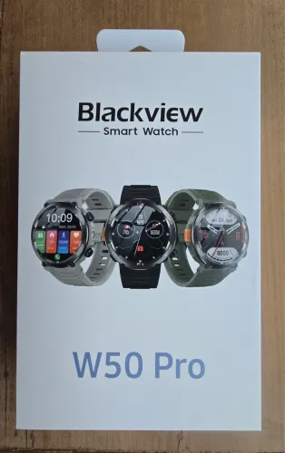RELÓGIO SMARTWATCH BLACKVIEW W50 PRO - BATERIA DE ATÉ 30 DIAS + 2 PULSEIRAS 