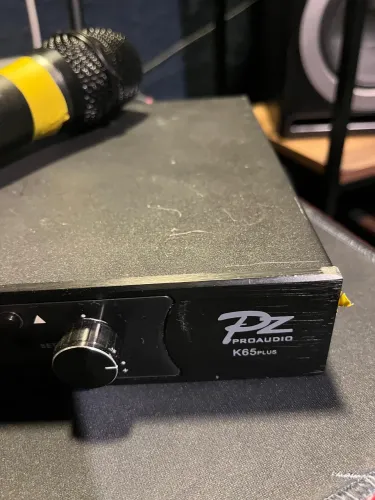 Microfone Sem Fio Duplo Pz K65 Plus