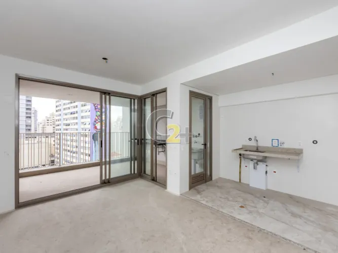 Apartamento á venda em Pinheiros, 2 quartos, 1 suíte, 1 vaga de garagem.
