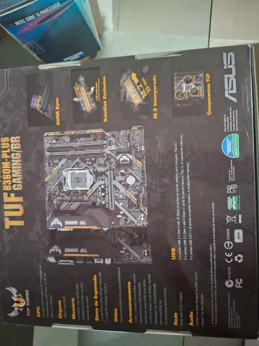 Kit Placa Mãe Asus TUF B360M-Plus + Core i5 9ª Geração