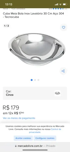 Cuba Redonda 30cm Tramontina Inox
