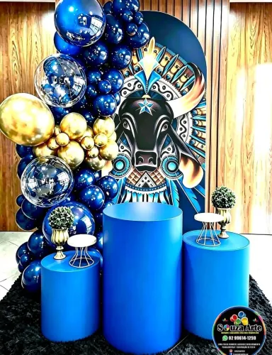 Decoração de festa boi caprichoso