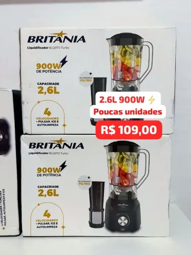 Liquidificador Britânia novo lacrado garantia de fábrica