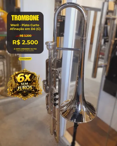 Trombone de Pisto Curto Weril - Dó