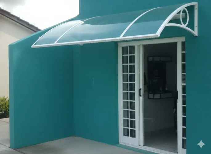 Toldos para proteção de portas e janelas 