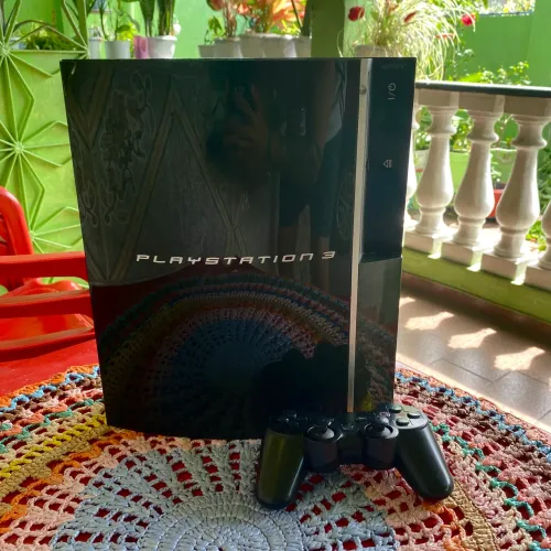 Ps3 com Jogos e Loja + Entrega Inclusa 