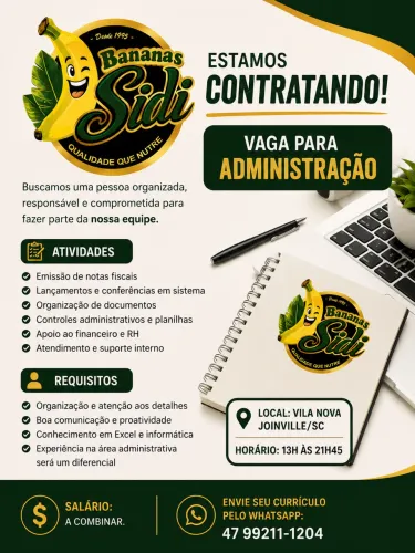 VAGA - ADMINISTRAÇÃO