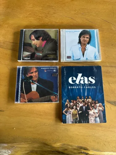 Roberto Carlos - Lote c/ 3 CDS + DVD 