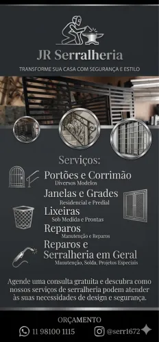 Serviços de serralheria em geral reforma pintura de portão grades em geral