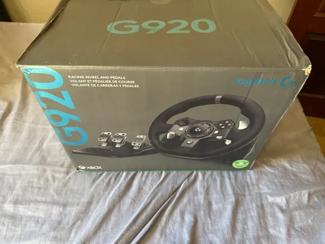 Volante Logitech G920 com cambio e pedal