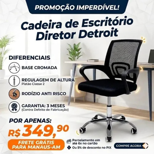 Cadeira Executiva Detroit 