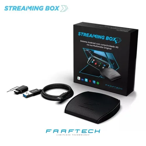 Streaming box novo de 64 gigas 1.400 reais 