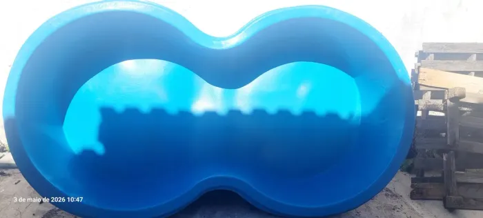 Piscina feijão 1000L