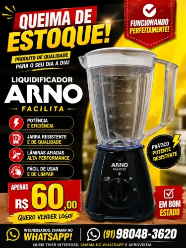LIQUIDIFICADOR ARNO FACILITA