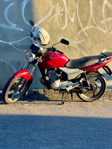 Moto Titan 150 Sport 2008 vermelha 