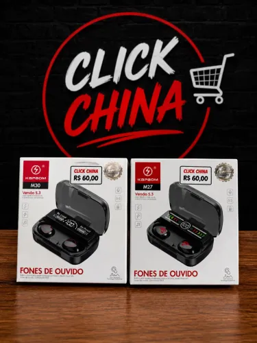 Fone Bluetooth M30 e M27