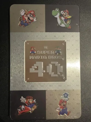 Steelbook Super Mario Bros 40th anniversary LACRADO Nintendo Switch Exclusivo