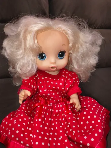  Boneca Baby alive macarrão 