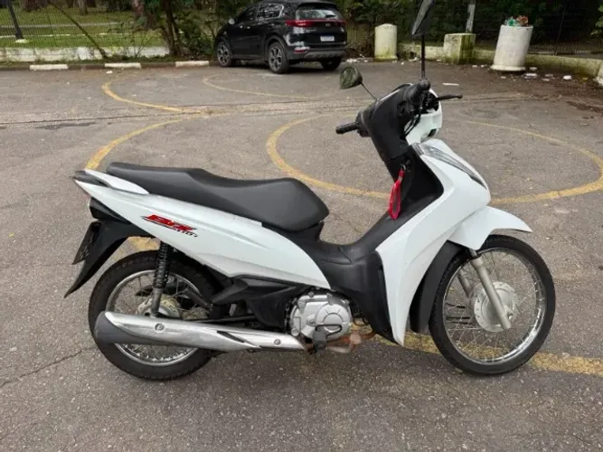 Honda Biz 110i 2024/2024 Branca - Apenas 10.313 km