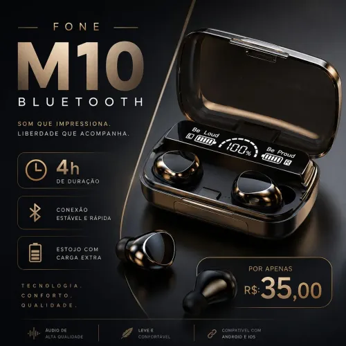 Fones Bluetooth