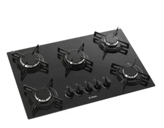 COOKTOP LFMSA5CR VIDRO PRETO 127/220 V GAS - Libell