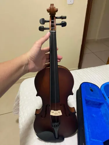 Violino Jahnke 4/4 Acetinado (Novo) + Espaleira Spalla