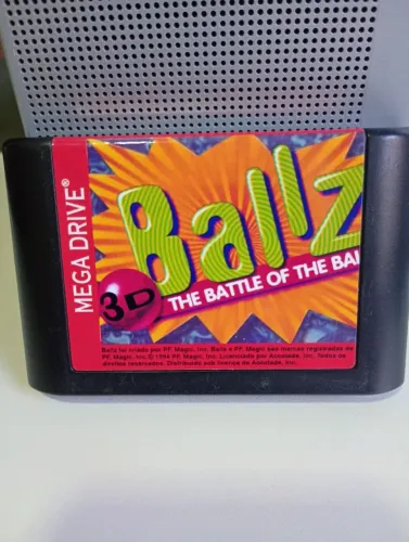 BallZ 3D original SEGA Genesis Mega Drive (detalhes na carcaça)