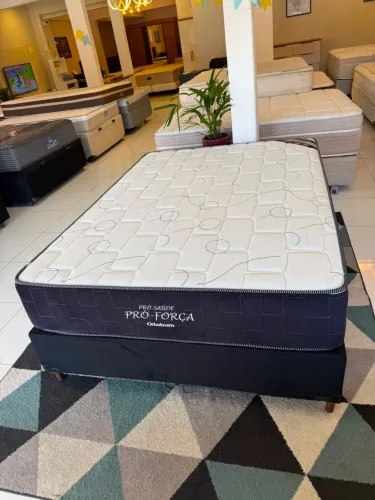 Cama box Casal ORTOBOM FIRME SEMINOVA TOP - ENTREGO 
