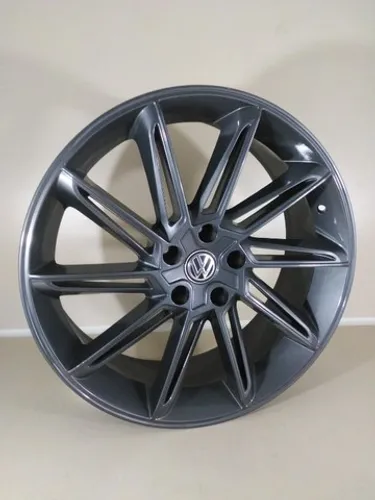 Rodas Aro 20  Passat 5x112 20x7,5 45 Grafite Brilhante Seminova