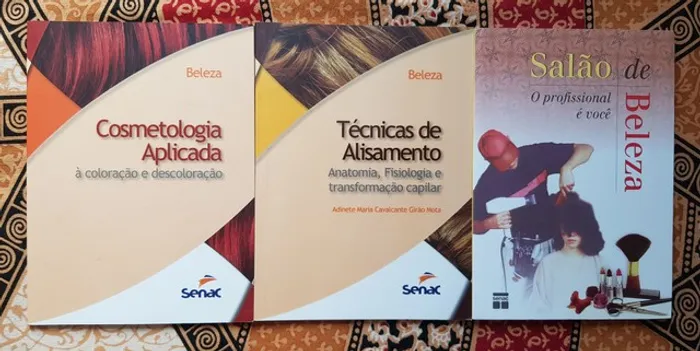 Lote / Kit De Livros Senac Salão De Beleza