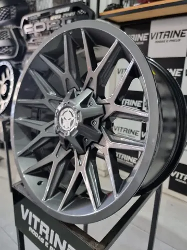 Rodas Prz 3 Mudster Off-Road Aro 20" 20x9 6x139 Toyota Hilux Ranger S10 Troller Triton