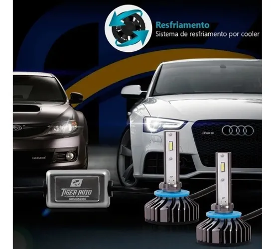 Lâmpada Ultra Led  Xtreme Tiger Auto 6200k e 9.600 Lumens