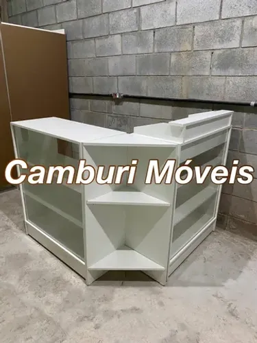 BALCÃO CAIXA VITRINE - NOVO - ENTREGA RÁPIDA
