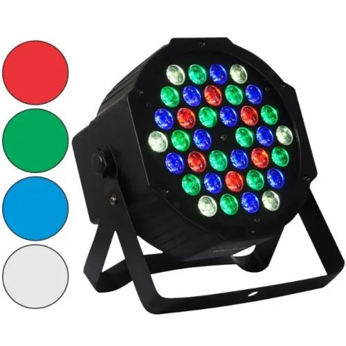 Canhão Refletor 36 Leds Rgbw Dmx