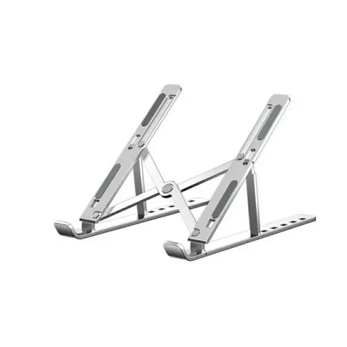 Suporte para Notebook de metal alumínio Prata