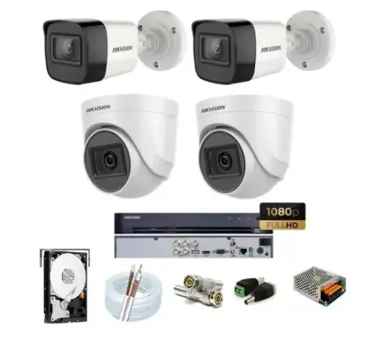 kit cameras de segurança instalado na promoção garantia de 1 ano.