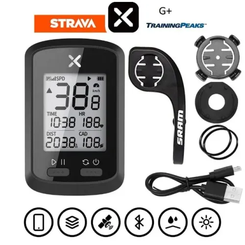 Ciclocomputador GPS Xoss G / G+ Plus Strava Velocímetro Bluetooth + Suporte bike bicicleta