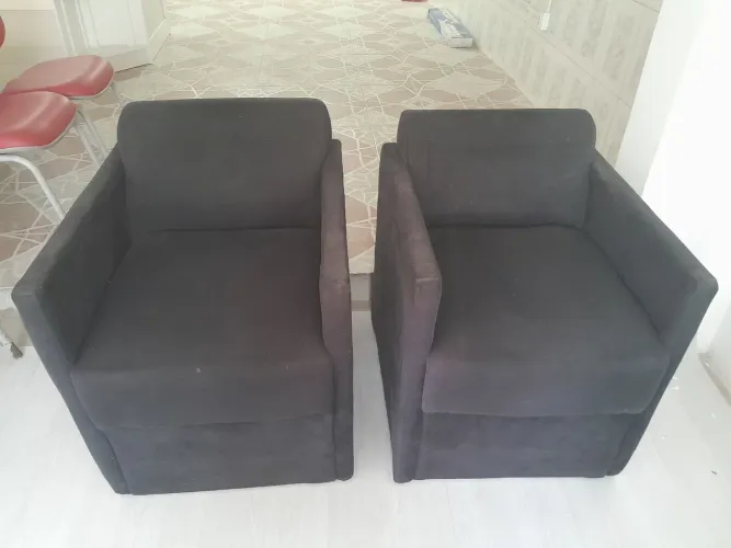 Poltrona confortável para sala de espera  