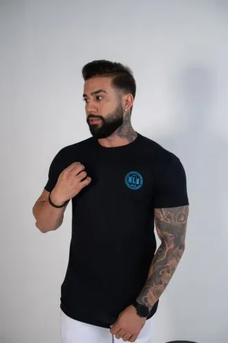 Camiseta Preta de Malha - Estilo Moderno