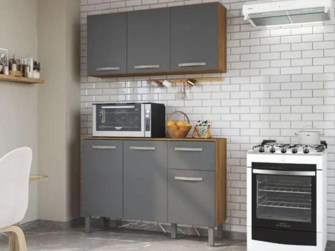 Conjunto Armário de Cozinha Completo com balcão 