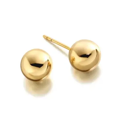 Brincos de Ouro18k, bolinha a pronta entrega!