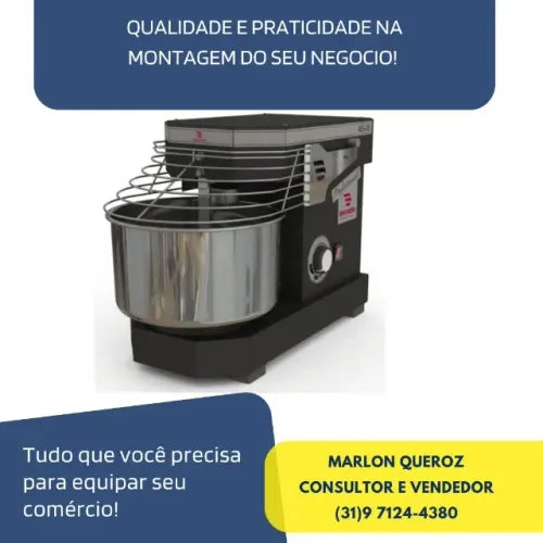 Amassadeira  Espiral Braesi 5 KG Nova 