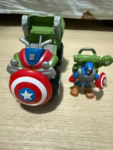 Carro do Capitão América Imaginext- Brinquedo Infantil