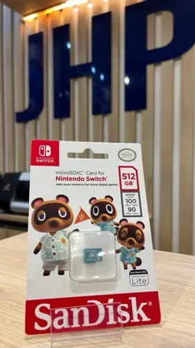 Cartao De Memoria 512GB SanDisk Nintendo Switch MicroSDXC - Loja fisica