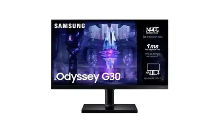 Monitor Gamer Samsung Odyssey G3 24 LED Full HD, 144Hz, 1ms, HDMI e DisplayPort